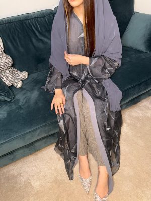 Amira Abaya Grey
