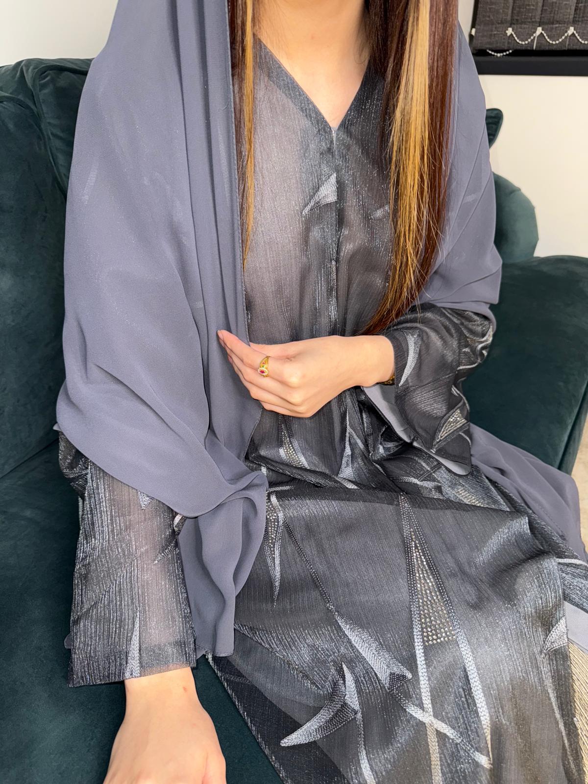 Amira Abaya Grey - Image 2